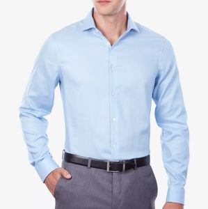 Calvin Klein slim fit stretch 15.5 34/35 Blue Bay